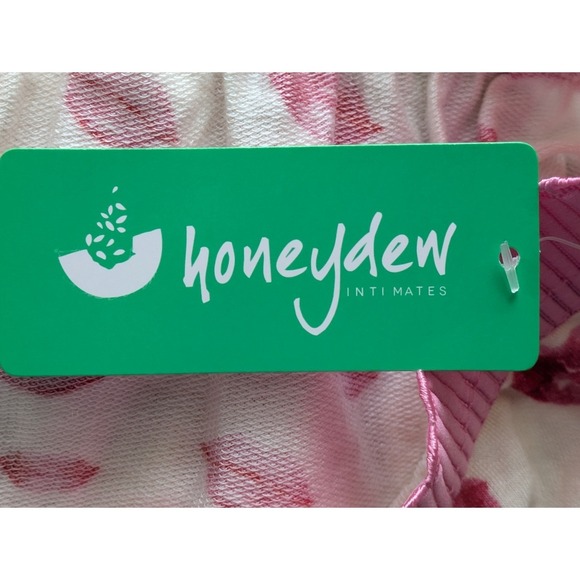 Honeydew Sugar Sweetheart Shortie Pajama Set Womens Size L Beso Lips NWT - Picture 10 of 13